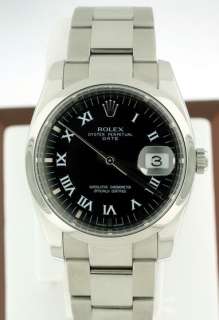 Rolex Date 34mm Stainless Steel M serial Mens Watch.  