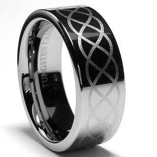   Titanium Infinity Knot Wedding band or Promise ring ~ Sz 4: Jewelry