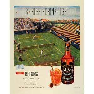  1945 Ad Brown Forman Distillers Corp King Black Label 