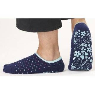 Skidders Womens Gripper Socks   Navy/Multi Color Polka Dots by 