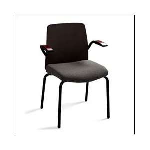   Nuance Guest Chair with Woven Flexible Fabric Back: Office Products