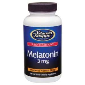 Vitamin Shoppe   Melatonin, 3 mg, 240 capsules
