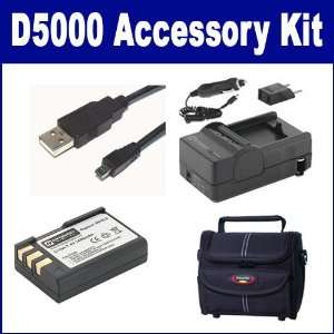  Nikon D5000 Digital Camera Accessory Kit includes SDENEL9 