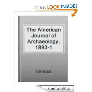 The American Journal Of Archaeology [Annotated] Various Authors 