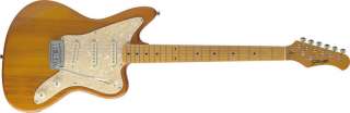 STAGG Honey M Style Electric Guitar with Perloid Cream Pickguard 