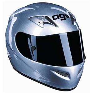  AGV Ti Tech Solid Helmet   X Large/Silver: Automotive