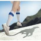 Bauerfeind USA VenoTrain Sport Socks, Long, White, Small