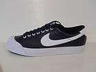 Nike All Court Low Leather Blk/Wht 407732 003 New Mens Sz 8