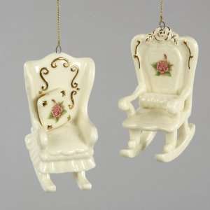  Club Pack of 12 Vintage Ivory with Rose & Gold Trim Chair 