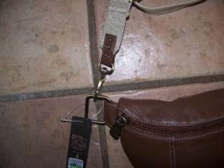NWT Ladies Stone Mountain Hip Belt Bag Leather Purse Fanny Pack  