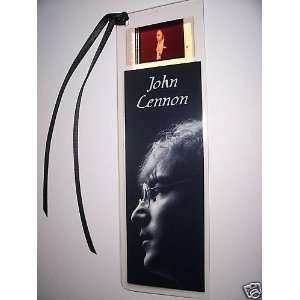  JOHN LENNON music beatles movie film cell bookmark 