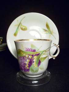 vtg CUP & SAUCER Bone China BY C. T. with EAGLE MARK  