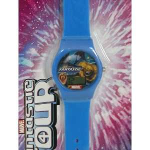   Watch with LCD Display   Fantastic 4 Watch Blue Jelly Toys & Games