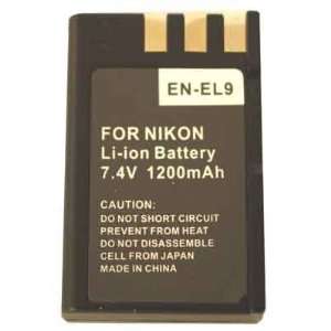 TwinPeaks Nikon ENEL9 Brand New Equivalent 1800mAh LithiumIon Camera 