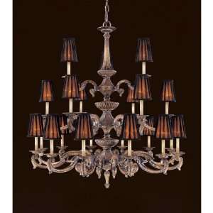  Chandeliers in Amaretto Patina W/Silver Highlights