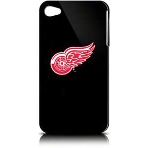Detroit Red Wings iPhone 4 and 4S Case Black Shell  