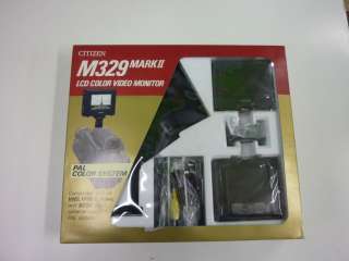 Citizen M329 Mark II LCD Color Video Monitor for PAL  
