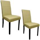  Warehouse of Tiffany Cream Dining Room Chairs (Set of 2)