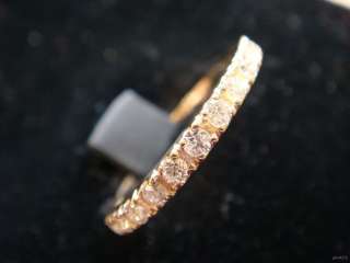Diamond Wedding Band 14k yellow Gold Ring SIZE 8  