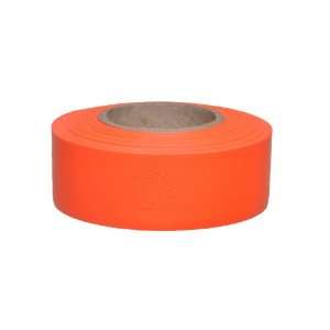   , PVC Film, Texas Orange Glo Solid Color Roll Flagging (Pack of 100