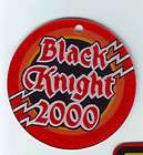   BLACK KNIGHT 2000 ORIGINAL NOS PINBALL MACHINE PLASTIC PROMO KEYCHAIN