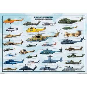  Unknown 38.5W by 26.75H  Military Helicopters CANVAS 