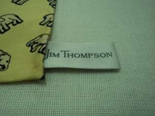 JIM THOMPSON elephants pattern handkerchief. VERY GOOD conditions 