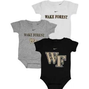  Wake Forest Demon Deacons Nike Newborn/Infant 3 Pack 