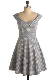 Afternoon Company Dress in Polka Dots  Mod Retro Vintage Dresses 