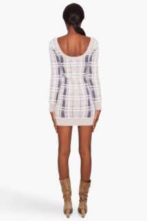 Opening Ceremony Plaid Scoop Back Dress for women  