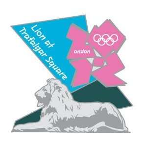  London 2012 Olympics Lion at Trafalgar Pin Sports 