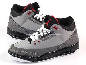 Nike Jordan 3III Retro (GS) Stealth/Vrsty Red Black Boy  
