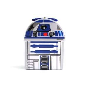  Star Wars R2D2 Shaped Head Tin Box Carrycase Everything 