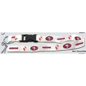  San Francisco 49ers NFL Lanyard Key Chain and Ticket 