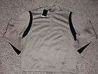 NWT Mens Nike Golf Beige/Blk Therma Fit, Stay Warm 1/2 Zip Cover Up XL 