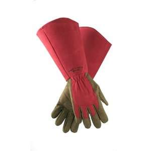  West County 054RXS Gauntlet Rose Glove, Ruby, Extra Small 