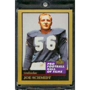  1991 ENOR Joe Schmidt Football Hall of Fame Card #126 