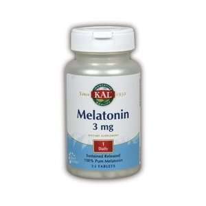  KAL   Melatonin 3 Sustained Release, 30 tablets Health 