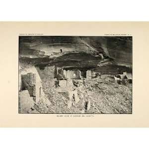  1904 Print Ruins Mummy Cave Canyon de Chelly del Muerto 