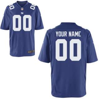 Nike New York Giants Youth Customized Game Team Color Jersey   NFLShop 
