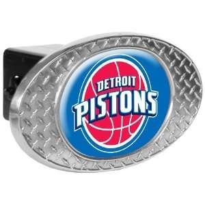  Detroit Pistons Metal Diamond Plate Trailer Hitch Cover 