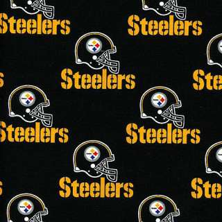 NFL Pittsburgh Steelers Cotton Team Color Fabric  Per Yard   NFLShop 