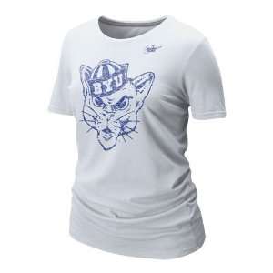    BYU Cougars NCAA Nike Womens Vault T Shirt: Sports & Outdoors