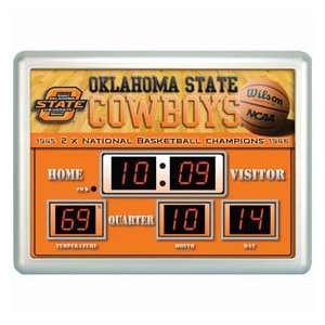   Oklahoma State Cowboys OSU NCAA 14 X 19 Scoreboard Clock: Sports