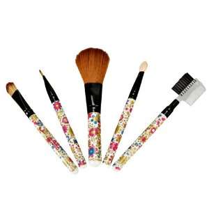 5pcs Umbrella and Flowers Pattern Design Professional Cosmetic Makeup 