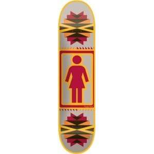  Girl Brandon Biebel Navajo Skateboard Deck   7.87 x 31.25 