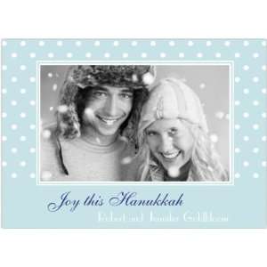  Polka on Blue Hanukkah Cards 