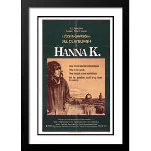Hanna K 20x26 Framed and Double Matted Movie Poster   Style A   1983
