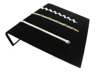 Black Velvet 10x8 Bracelet Ramp Jewelry Display Stand  