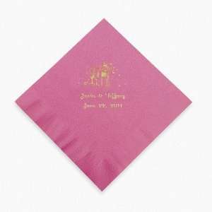  Champagne Luncheon Napkins   Candy Pink   Tableware 